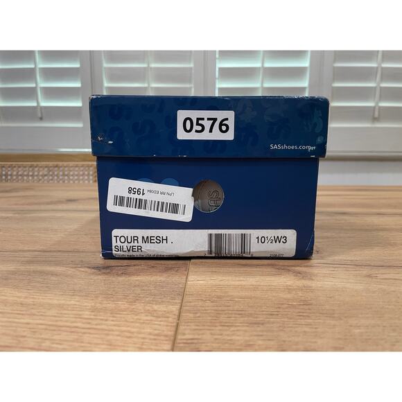 SAS Women's Tour Mesh Lace-Up Sneaker White/Silver Size 10.5 W3 Triple Wide NIB - Picture 12 of 14